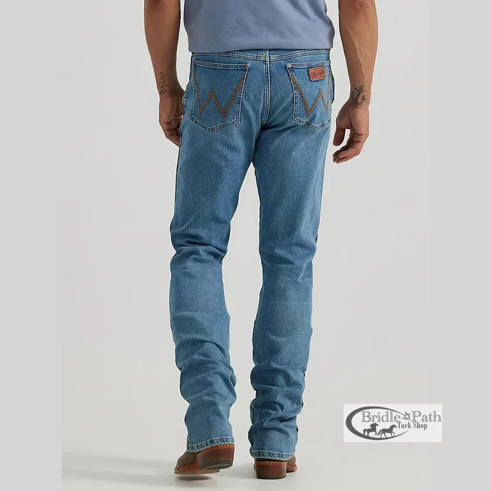 WRANGLER MENS RETRO SLIM FIT BOOTCUT JEAN - FLINTLOCK