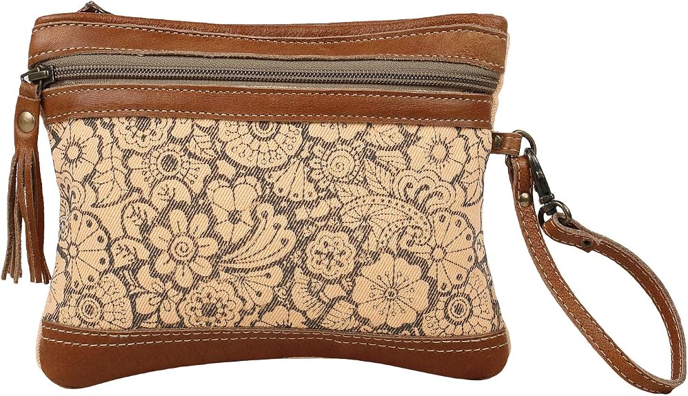 MYRA HANDBAGS & ACCESSORIES ORANGE SPARSH POUCH - CLEARANCE
