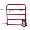 4 ' Border Gates Red 5-Bar