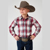 ROPER BOYS RED CANYON PLAID SHIRT