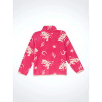 WRANGLER GIRLS ICONS FLEECE JACKET - PINK