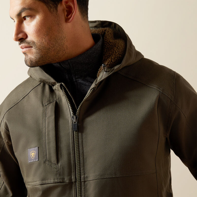 ARIAT MENS REBAR DURACANVAS JACKET - EARTH