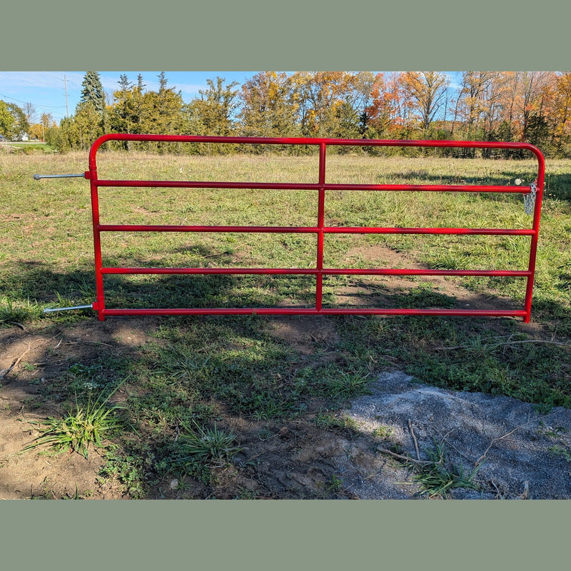8 ' Border Gates Red 5-Bar