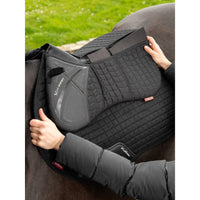 LEMIEUX PROSORB 3 POCKET QUILTED 1/2 PAD - BLACK