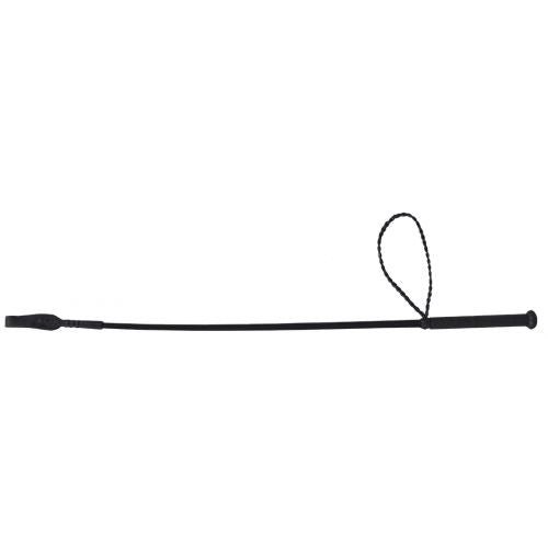 BLACK CROP WITH BRAIDED HANDLE - 26"