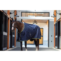 ASKER RAIN SHEET & NECK SET - NAVY/GREEN