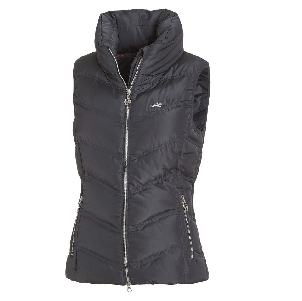 SCHOCKEMOHLE WOMENS MARLEEN VEST - GRAPHITE