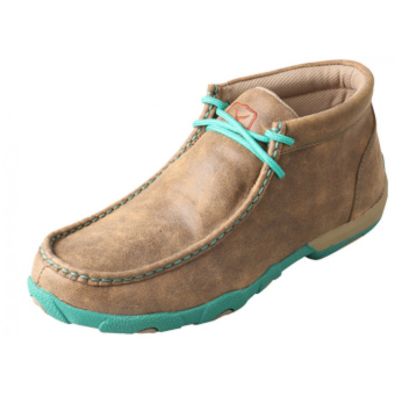 TWISTED X WOMENS DRIVING MOC - TURQUOISE