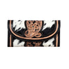 MYRA BARRINGTON HAND TOOLED CLUTCH WALLET