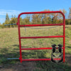 4 ' Border Gates Red 5-Bar