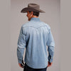 STETSON MENS DENIM SNAP SHIRT