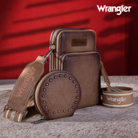 WRANGLER CROSSBODY CELL PHONE PURSE WITH COIN POUCH