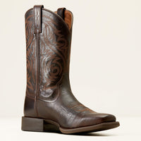 ARIAT MEN SPORT HERDSMAND COWBOY BOOT - BURNISHED CHOCOLATE