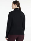 LEMIEUX FRANCES QUARTER ZIP FLEECE  - BLACK