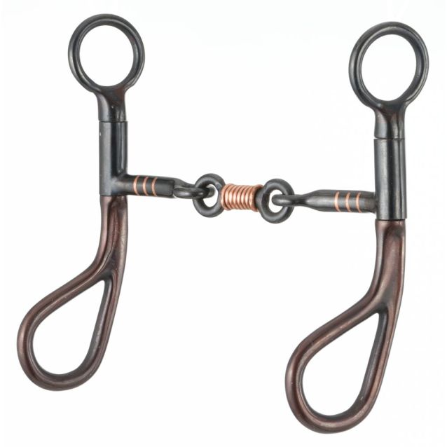 TOUGH 1 TEARDROP DOGBONE SNAFFLE 5"