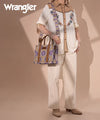 WRANGLER DUAL SIDED PRINT CANVAS TOTE BAG