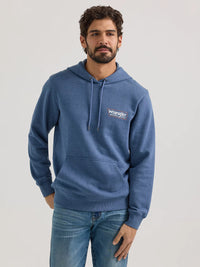 WRANGLER MENS HOODIE - DARK DENIM