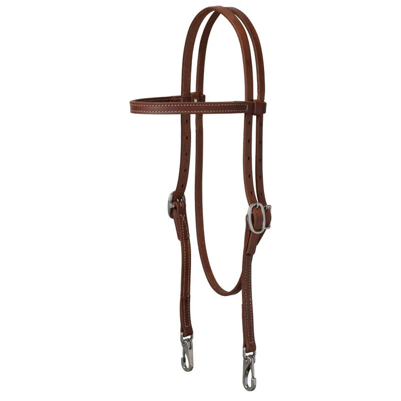 WEAVER LEATHER PROTACK BROWBAND TRAINER HEADSTALL