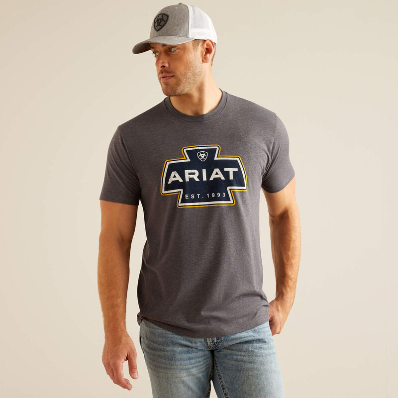 ARIAT MENS SOUTHWEST SHAPE TEE SHIRT