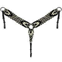 SLEEK STORM MOHAIR ONE EAR HEADSTALL & BREASTCOLLAR SET