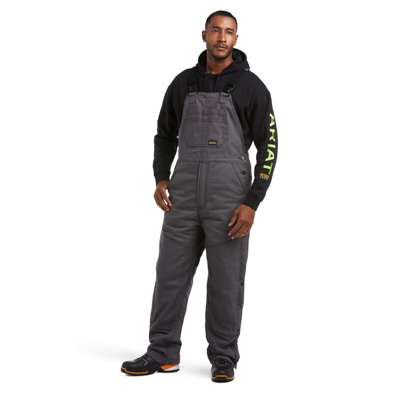 ARIAT MENS REBAR DURACANVAS STRETCH INSULATED BIB