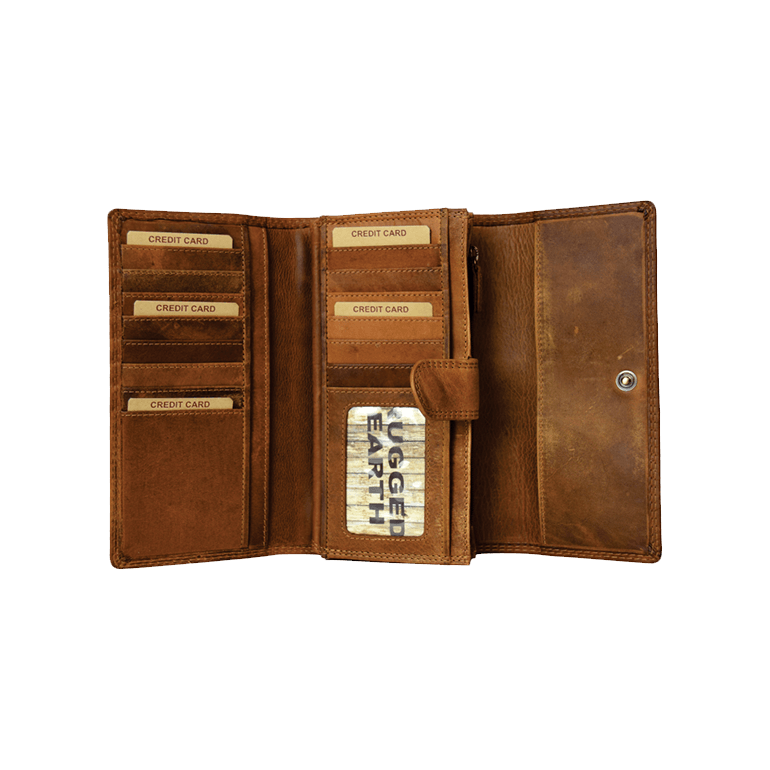 Rugged Earth Leather Womens  Wallet