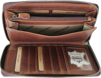 Rugged Earth Wallet - Zippered