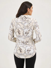 WRANGLER WOMENS SADDLE UP SLIM WESTERN SNAP SHIRT