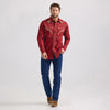 WRANGLER MENS RODEO BEN SHIRT - RED