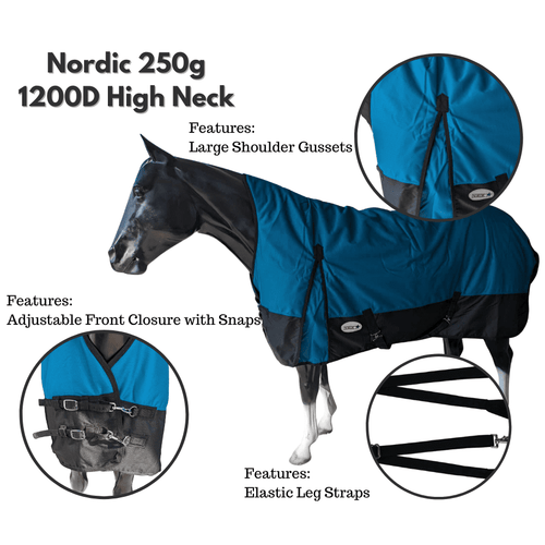 NORDIC HIGH NECK 1200D WINTER TURNOUT - 250GR