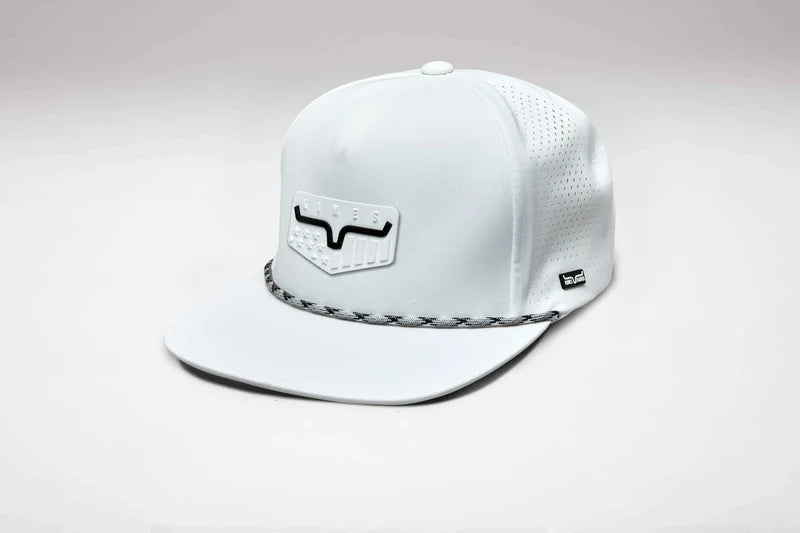KIMES RANCH ANTHEM ADJUSTABLE SNAPBACK BALL CAP - WHITE