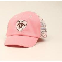 ARIAT INFANT GIRL CAP - AZTEC PINK