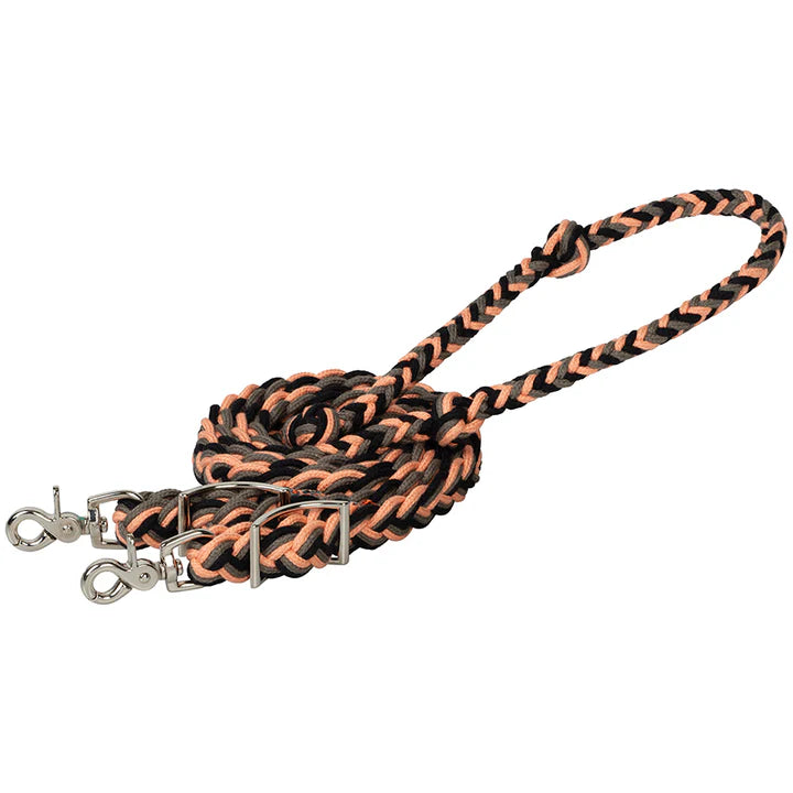 WEAVER LEATHER ECOLUXE FLAT BARREL REINS