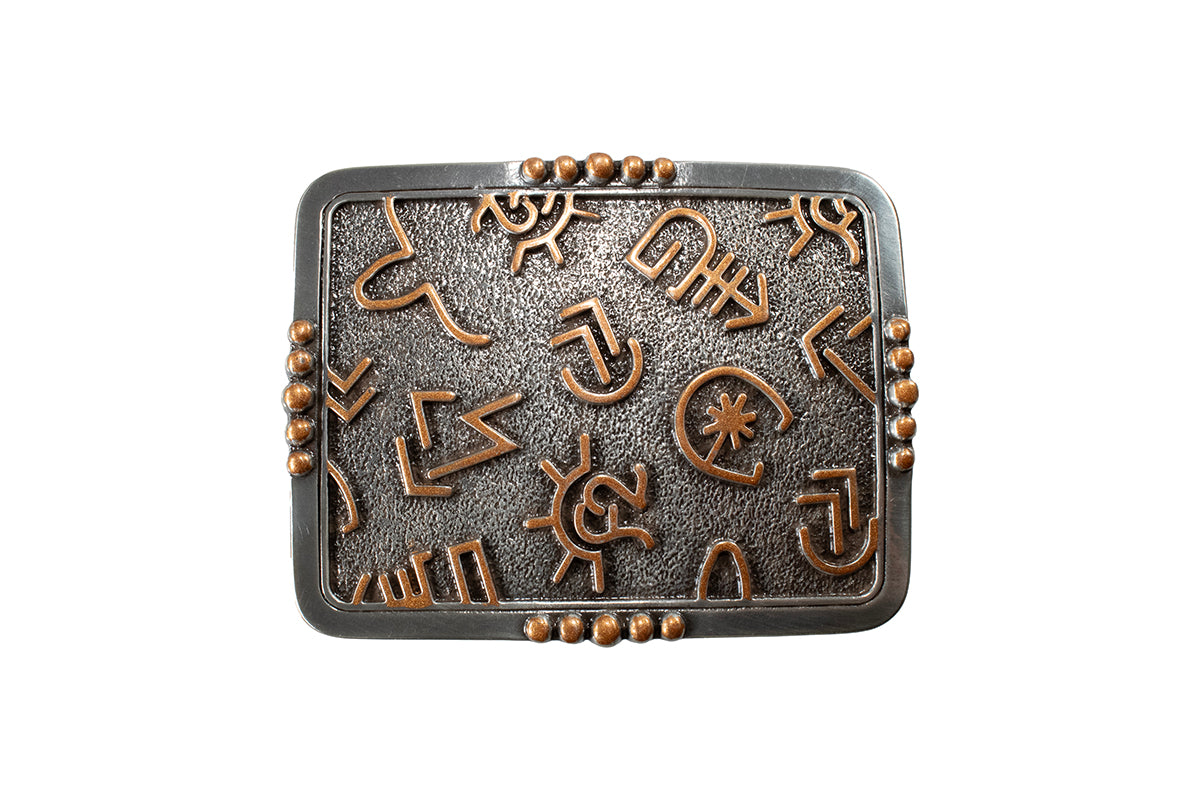 Blazin Roxx Womens Buckle Rectagle Pearl Copper Brands