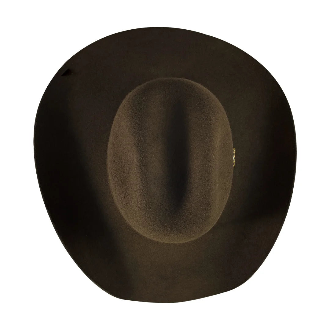 Tombstone 10 Stars Texan Wool East West Cowboy Hat - Brown