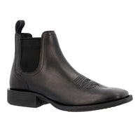 Durango Mens Shyloh Roasted Chestnut Leather Chelsea Boot - Black