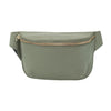 RIVET AND BURR SQUARE FANNY PACK WITH NYLON STRAP