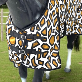 Nordic Star Fly Sheet Giraffe Print  - Standard Neck