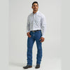 WRANGLER MENS GEORGE STRAIT BUTTON DOWN ONE POCKET SHIRT