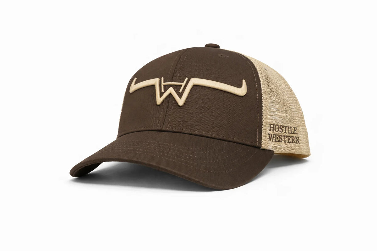 Hostile Western Ball Cap Junior - Brown/Beige