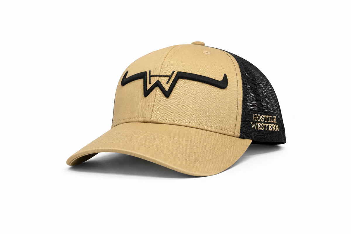 Hostile Western Ball Cap Junior - Tan/Black