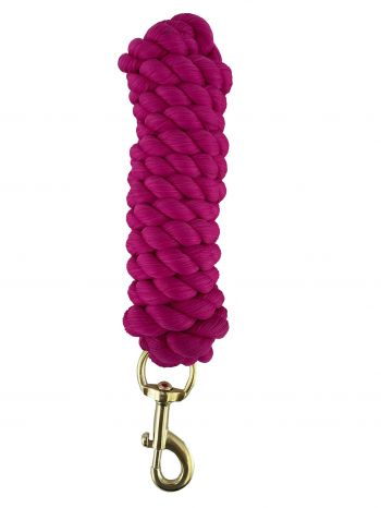 10' Braided Cotton Lead with Brass Snap
