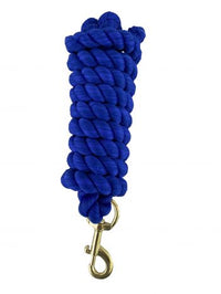 10' Braided Cotton Lead with Brass Snap