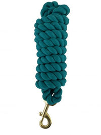 10' Braided Cotton Lead with Brass Snap
