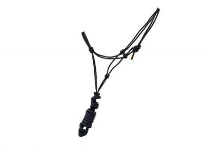 Medium / Large PONY Size Adjustable Cowboy Knot Halter with Matching Removable Lead