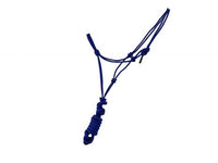 Medium / Large PONY Size Adjustable Cowboy Knot Halter with Matching Removable Lead