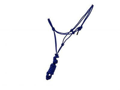 Medium / Large PONY Size Adjustable Cowboy Knot Halter with Matching Removable Lead