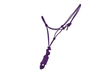 Medium / Large PONY Size Adjustable Cowboy Knot Halter with Matching Removable Lead