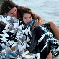 Western Black Polar Fleece Blanket - 60" x 80"