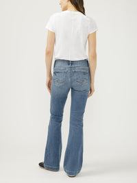 Silver Womens Elyse Mid Rise Bootcut Jeans